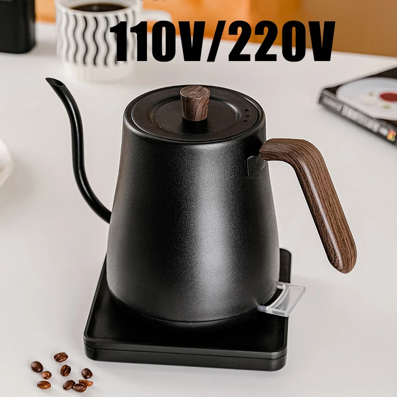 110V/220V Electric Kettle 800ml Hand Brew Coffee Pot Gooseneck Jug