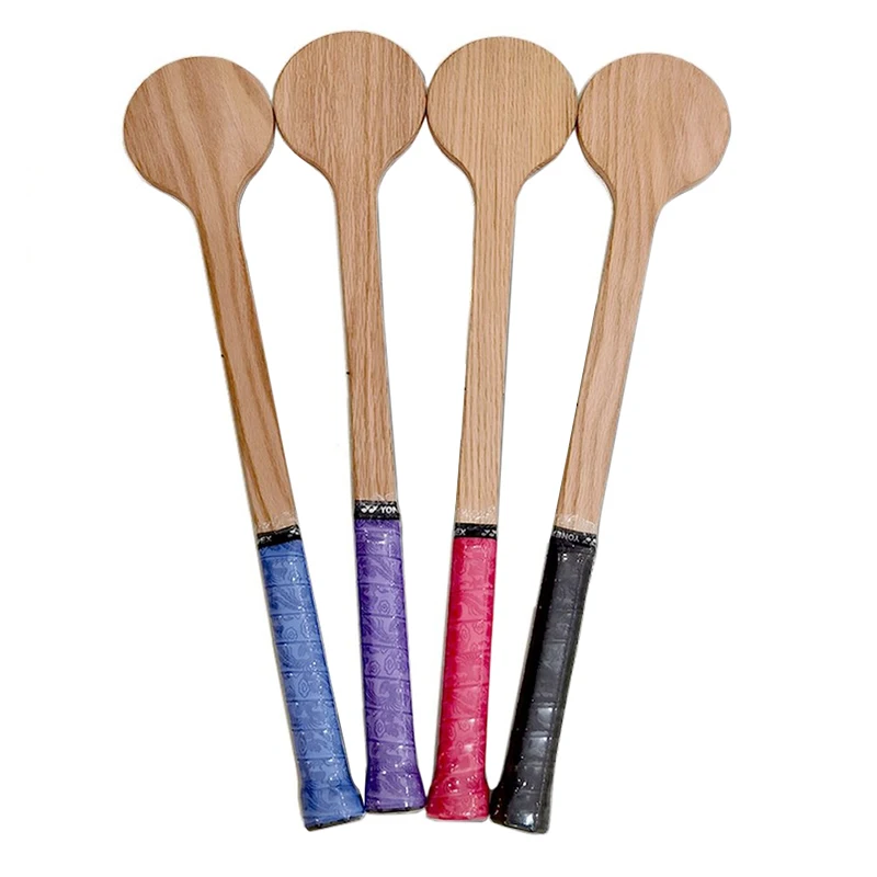 Tennis Sweet Spot Racket Wooden Tennis Spoon Swing Training Racket Accuracy Practice Batting Hitting Equipment Gear