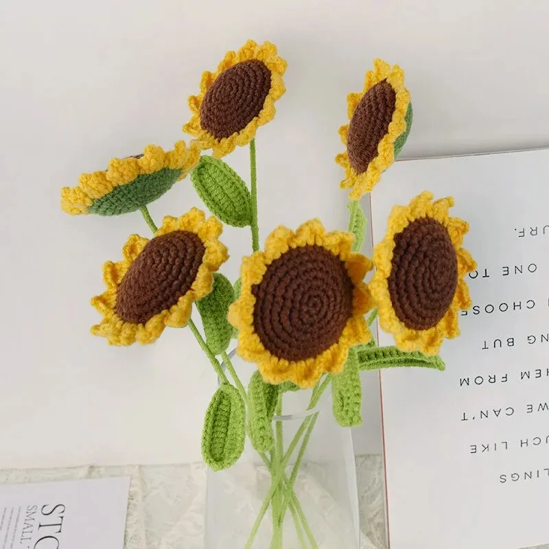 Hand Woven Bouquet Creative Wool Knitting
