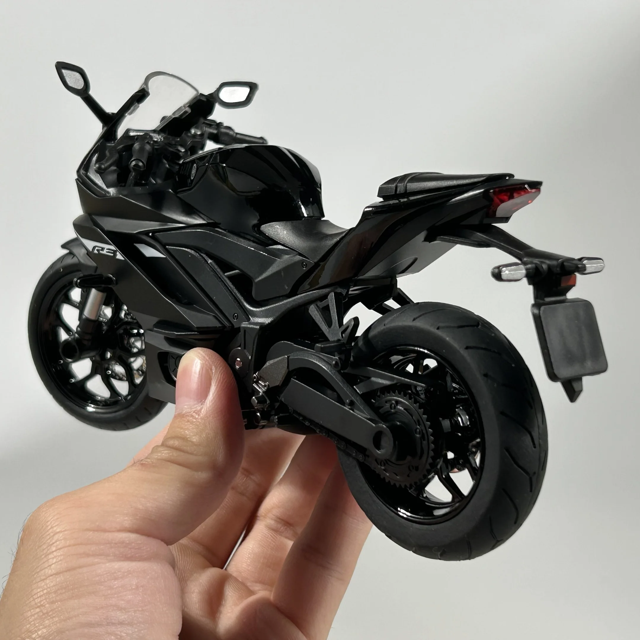 1:12 야마하 YZF R3 스포츠 오토바이 합금 금속 다이캐스트 모델 레이싱 오토바이 수집품 데스크탑 디스플레이 장식 선물