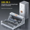 180 in 1 Precision Screwdriver Set Magnetic Drill Bits Professional Hand Repair Tools for iPhone Watch Glasses with Storage Box 1