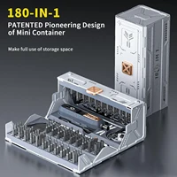180 in 1 Precision Screwdriver Set Magnetic Drill Bits Professional Hand Repair Tools for iPhone Watch Glasses with Storage Box 1
