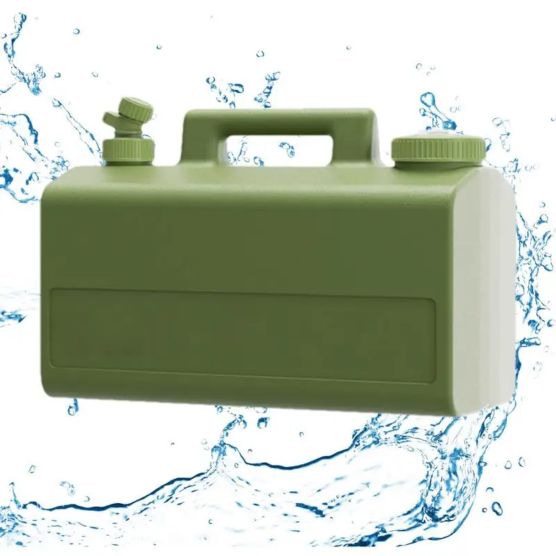 

Camping Water Container 20L Water Bucket With Tap Large Capacity Camping Water Storage Carrier Jug For Party Van RV Home Use