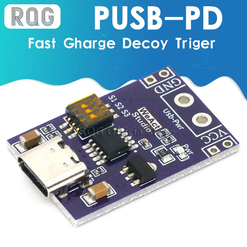 Youmile 5x PD Triggermodul USB-C | Einstellbare Spannung 5V-20V | Für DIY-Netzteile & Fast Charging
