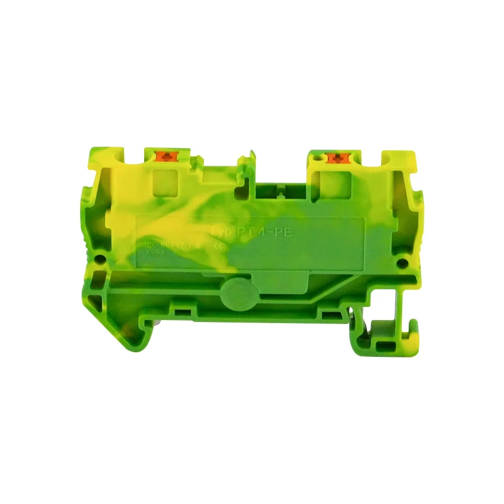 spring feed atraves da conexao empurre em pt4 pe wire conductor 04