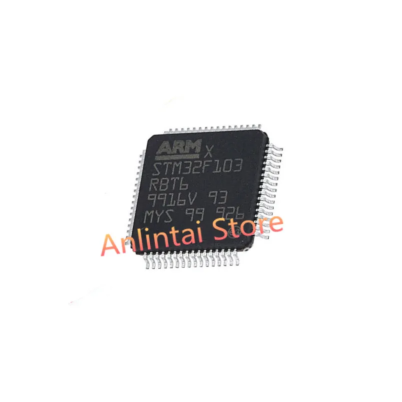 

5PCS STM32F103RBT6 STM32F103 IC MCU 8BIT 128KB FLASH 64LQFP Original New