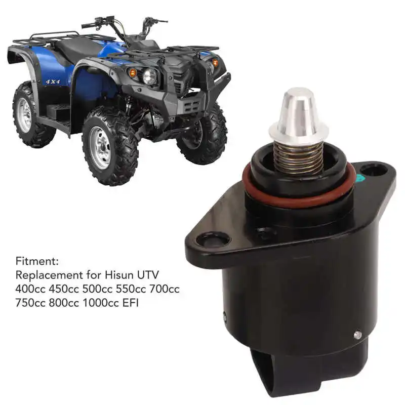 Idle Air Control Valve MC MM 973 Fuel Injection Speed Control Valve Replacement for EFI Hisun UTV 400cc 450cc 500cc pneumatic air valve