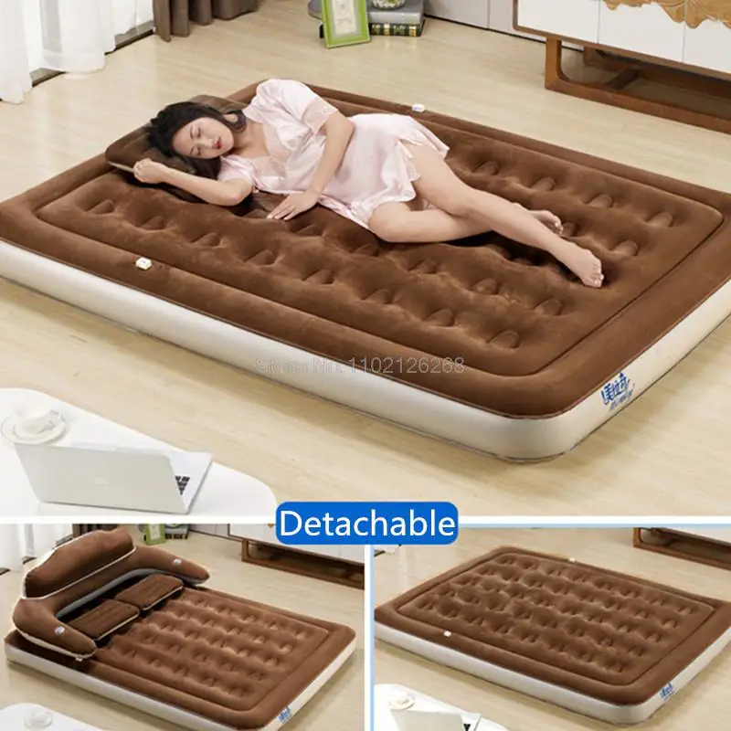Portable Inflatable Bed With Electric Pump Bedroom Furniture Folding Chair