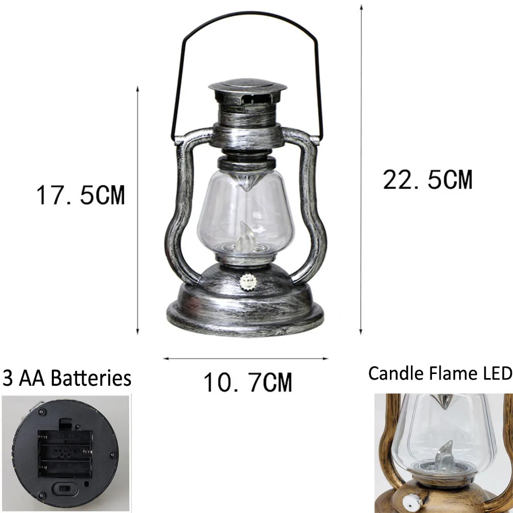 Lanterna da campeggio vintage a forma di cavallo, batteria, candela a LED, fiamma, tenda portatile, lampada a olio, tavolo a LED, decorazione Ramadan, lanterna da giardino  39