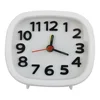 Alarm Clock Clock Alarm Battery Bedside Clock Clocks Night Operated Quartz Rectangle Silent Bedside Clocks Black 2