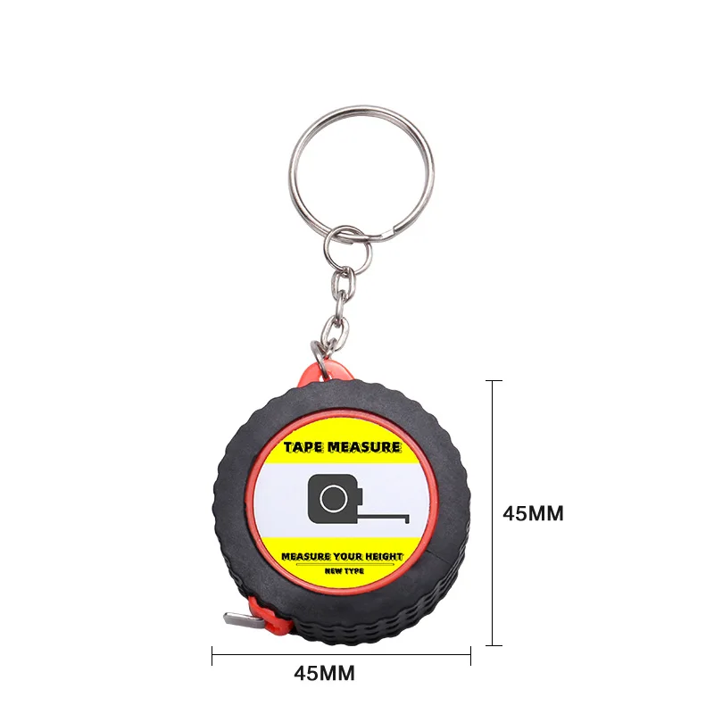 Creative Tape Measure Pendants Keychains Portable Office Supplies Sublimation Blank Key Chain keyrings For Logo Name Printed 5 Se92dc91a095d4273ba435165bc69a834Y