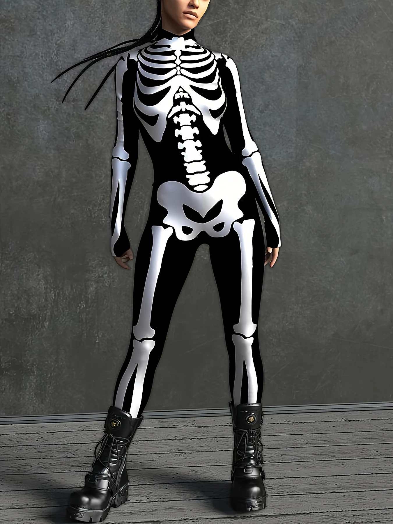 Halloween Costumes Ladies Skeleton Cosplay Onesie
