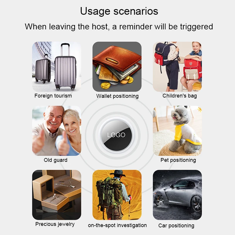 Mini GPS Tracker Smart Finder Key Search GPS Tracker Children Positioning Tracker Pet Tracker For Apple