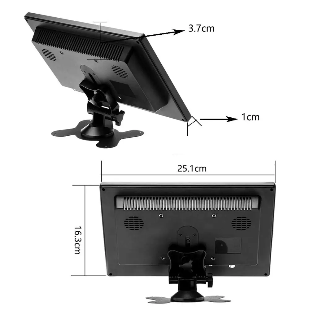 LCD HD  ÷ ũ, TV ǻͿ Ŀ, bnc, avi, vga, 2 ä  Է, Ȩ  ÷, 10.1 ġ