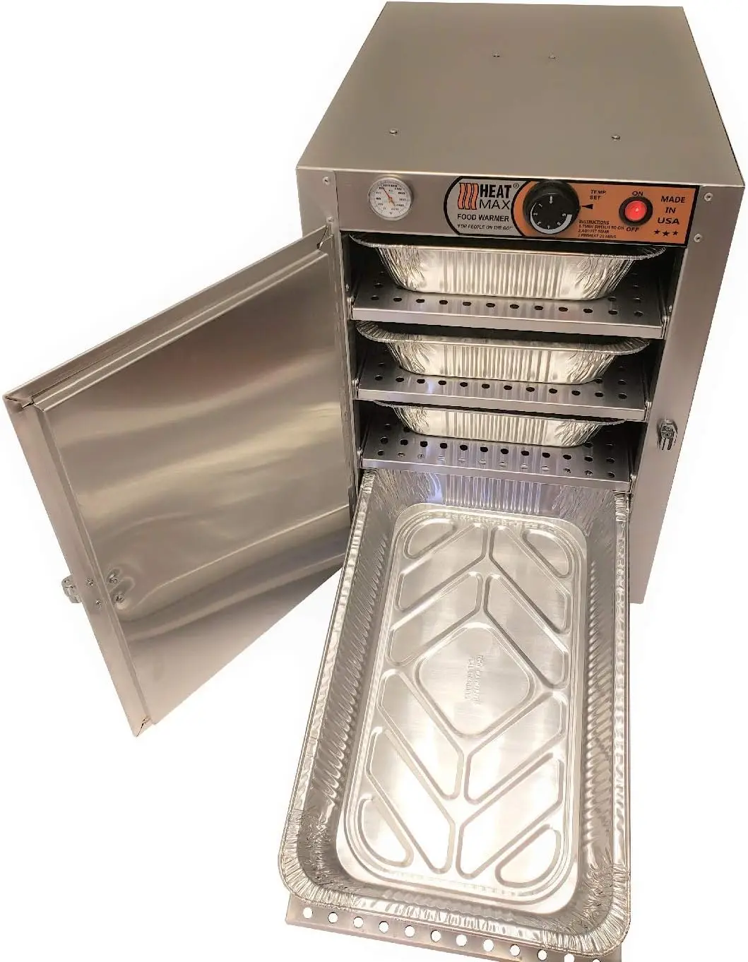 Electric Party Catering Full Size 3.25Tall Pans Hot Box Food Warmer The Original and The Best NSF/UL Certified Great for Schools