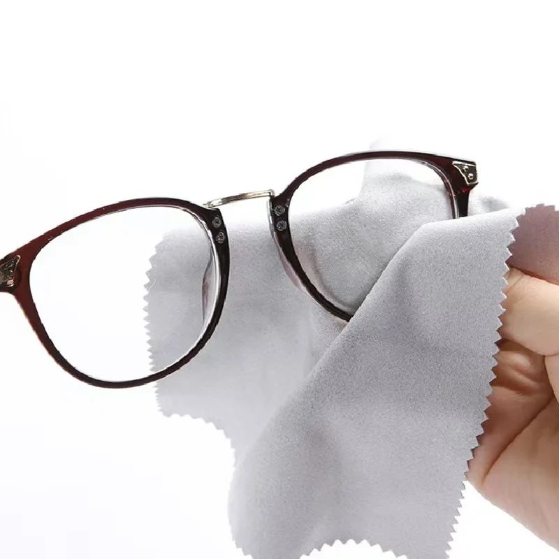 10pcs Anti-fog Suede Glasses Cloth Reusable Microfiber Anti-fog Cloth Lens Mobile Phone Camera lenses Screen Clean glasses cleaning wipes eyeglass cleaning cloth