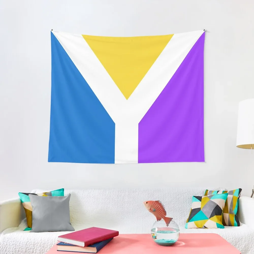 

Y Flag Tapestry Wall Art Funny Decorative Paintings Tapestry