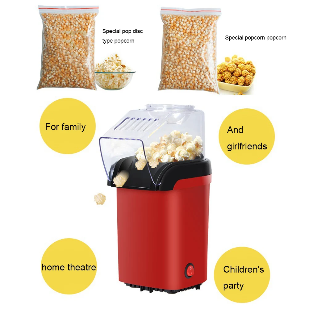 Home Children's Automatic Popcorn Machine Mini Small Corn Popcorn Machine Home-made DIY（EU）popcorn popper