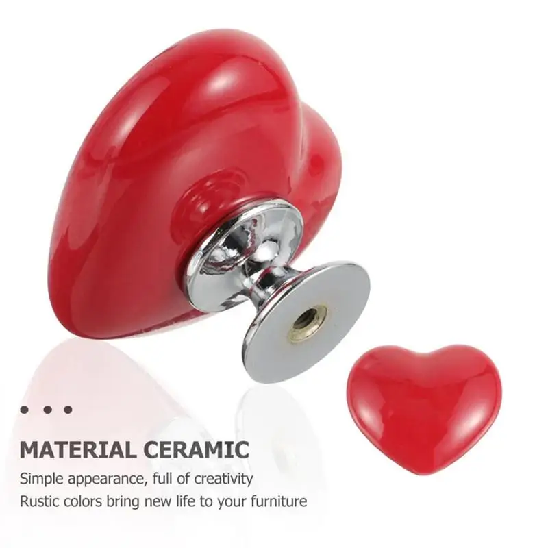 Push Button Toilet Flush Love Shape Toilet Button Assistant Sticky Drawer Pull Handle Home Decorative Bathroom Supplies 5
