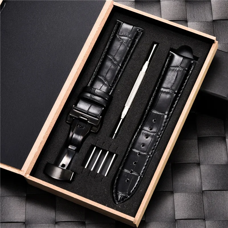 Premium Genuine Leather Watch Band Strap - Multiple Sizes Available