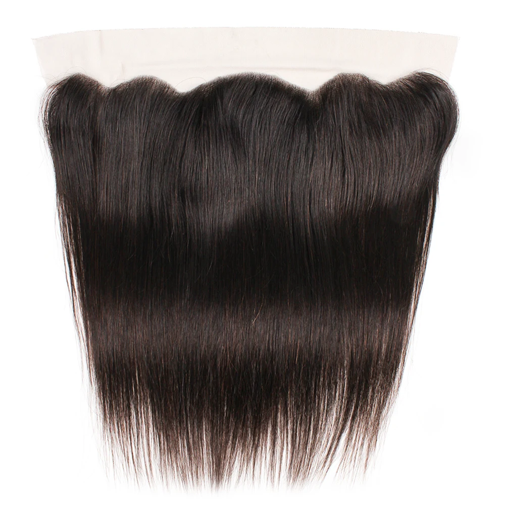Ombre Color 13x4 Transparent Lace Frontal Brazilian Remy Human Hair Ear to Ear Lace Part Honey Blonde Natural Color Pre-Plucked