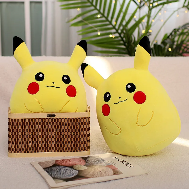 

Покемон Пикачу сопровождает сон изысканная мягкая кукла изготовления украшение Отличный подарок на день рождения для друзей или детей