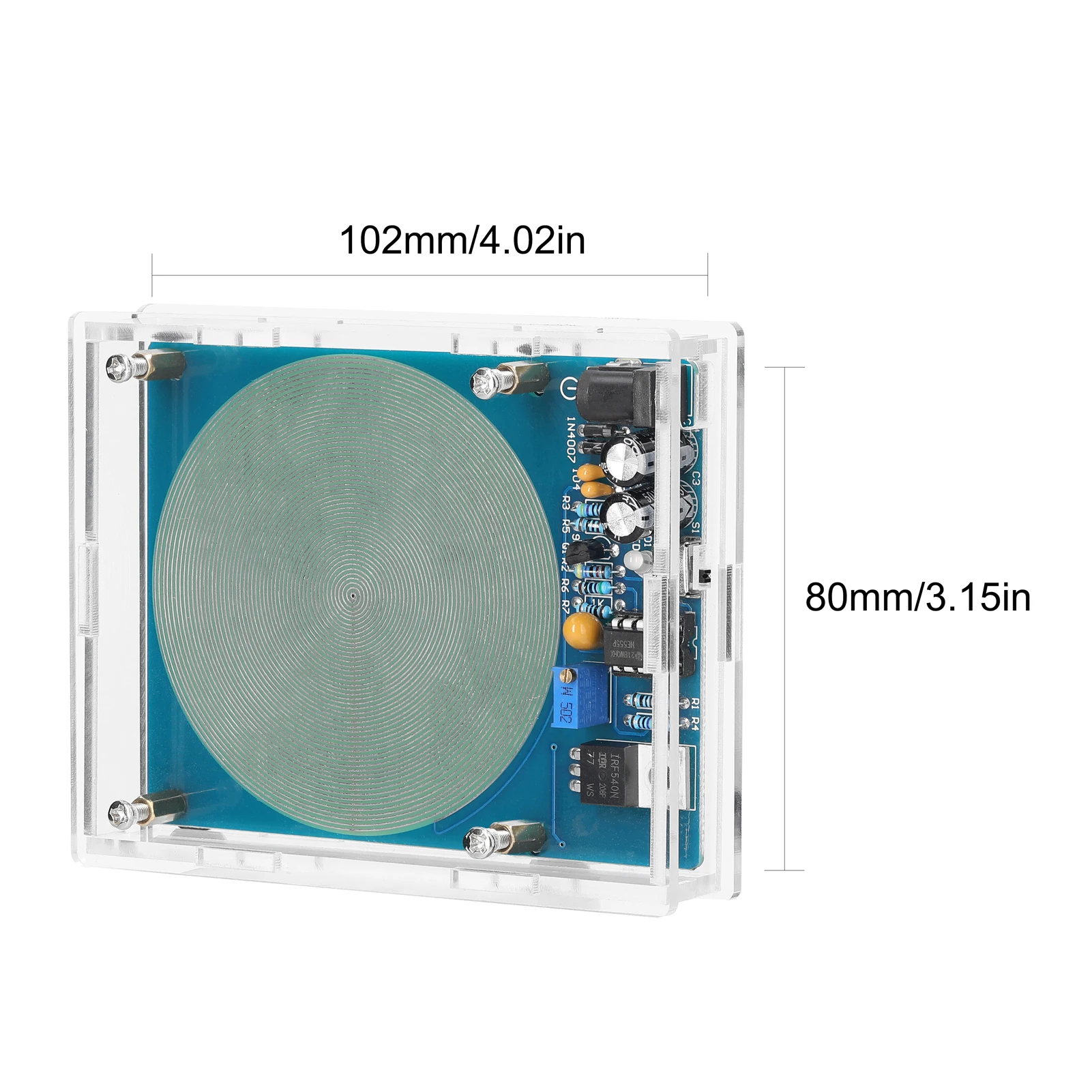 7.83Hz Schumann Waves Resonance Generator Ultralow Frequency Pulse Audio Resonator USB Interface Indicator Light ON OFF Function waves resonance generator signal generator signal generator kit