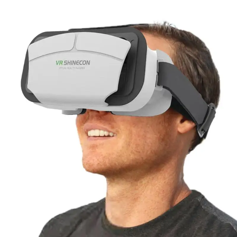 Phone VR Headset Adjustable VR Headset for Adults Watching Movies Comfortable Goggles/Glasses Suitable for All Smartphone