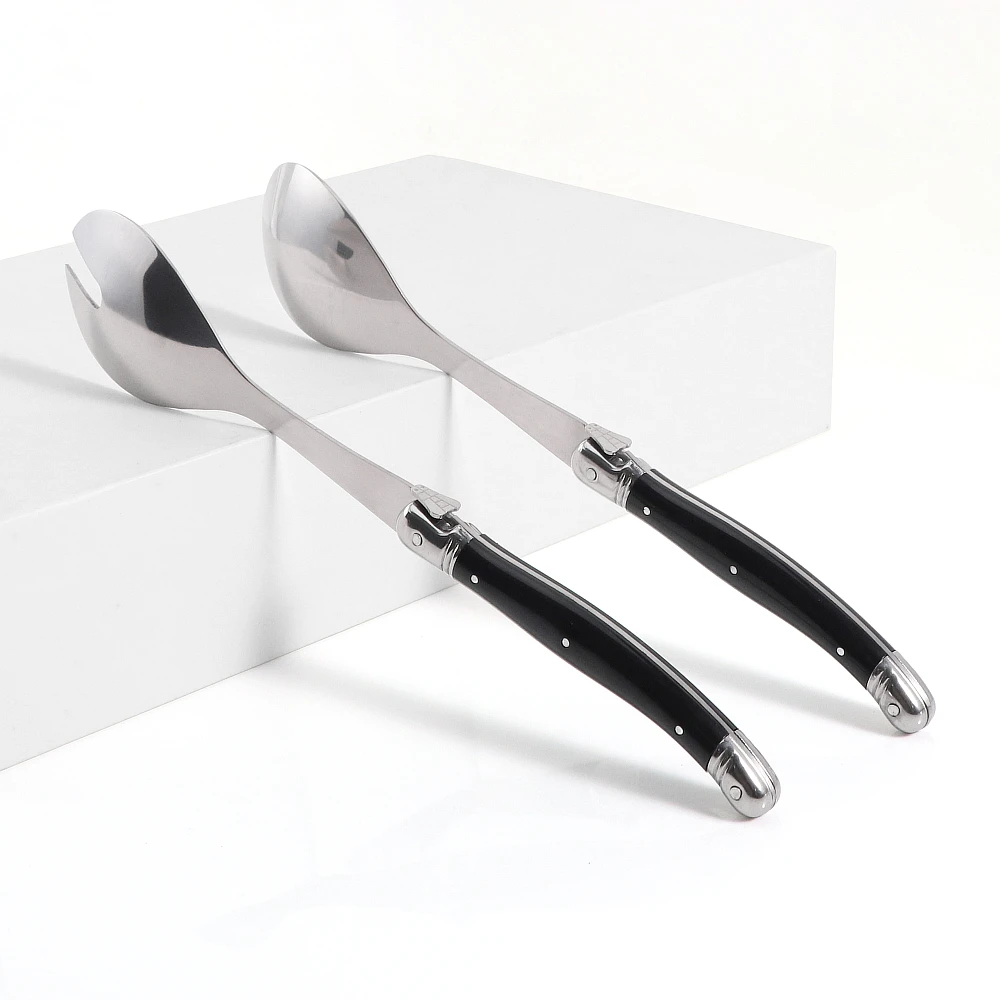 STOBOK 2-Piece Stainless Steel Slotted Spoons - Caviar & Molecular Gastronomy Utensils