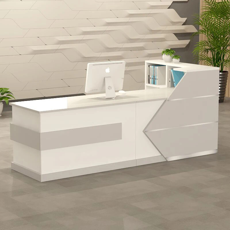 Cash Register Modern Office Reception Desk Podium White Shop Mobile Checkout Cash Counter Pulpitos Retail Bureau Shop Furniture pulpitos white front desk modern office small laudry cabinet retail checkout counter banco reception mobile receptie furniture