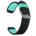 Black-mint green