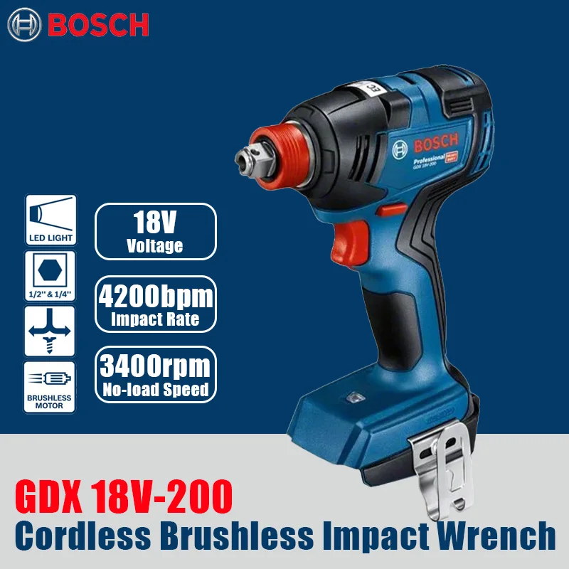 Gdx 18v 200 C Bosch 18v Gdr Bosch GDX 18V-200 Cordless Brushless