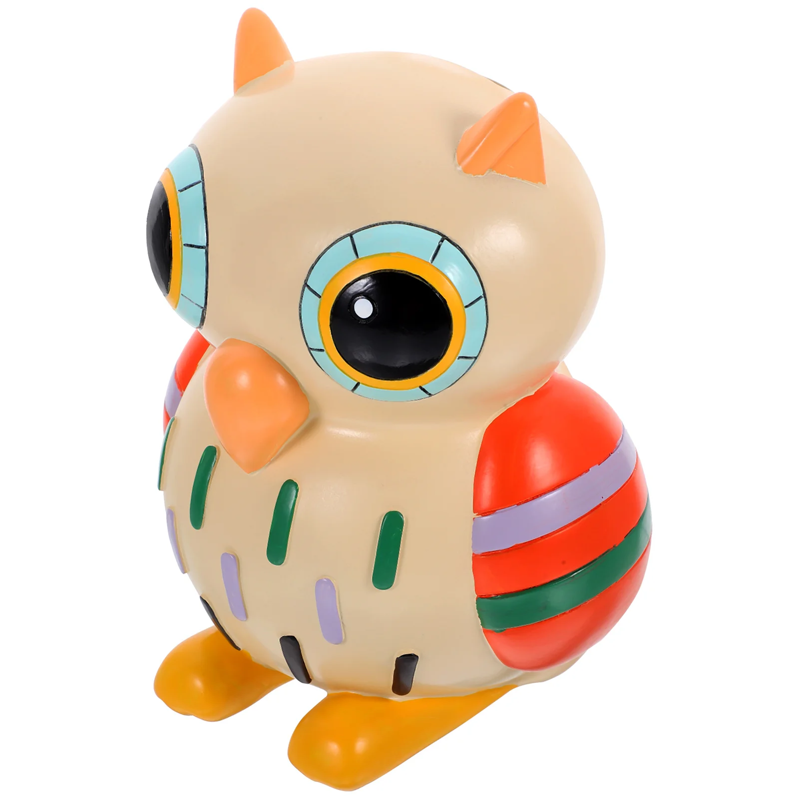 

Piggy Bank Cute Owl Piggy Bank Resin Coin Bank Money Saving Box Desktop Owl Statue