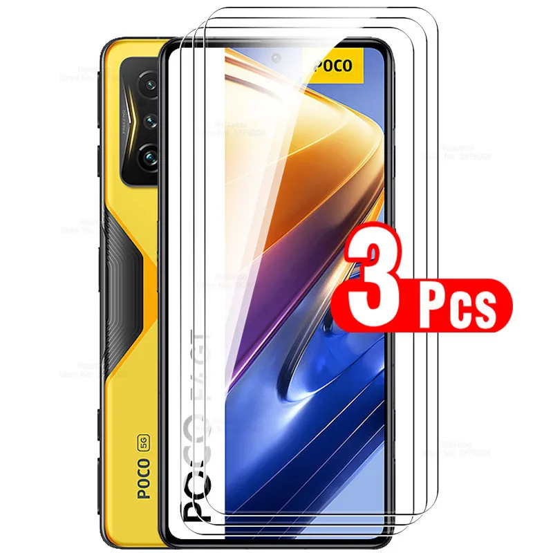 

Защитное стекло для очков Xiaomi Poco F4 GT Poco F 4 gt pocof4gt F4gt, закаленные Защитные пленки для экрана, защитная пленка 6,67 дюйма, 3 шт.