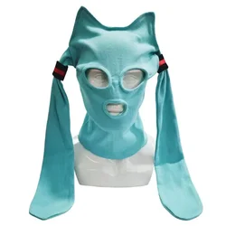 Anime - Inspired Miku Balaclava Hat - Creative Cartoon Cosplay Prank Prop (Miku)