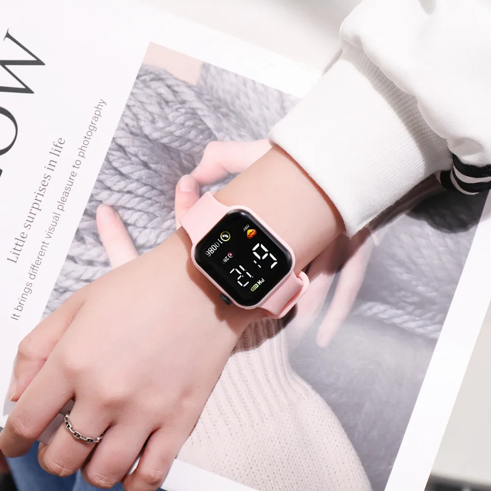 LED Digital Smart Watch For Women 