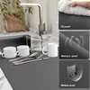 Solid Color Minimalist Kitchen Countertop Drain Pad Heat-resistant and Super Absorbent Drainage Mat Suitable for Restaurants 3