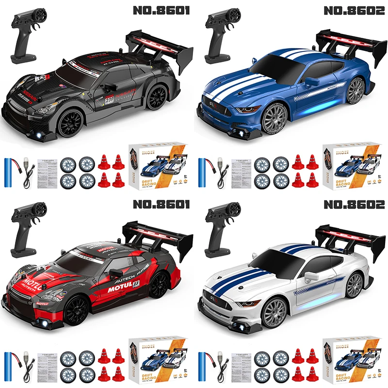 Mini 4WD Remote Control Drift Car with LED Lights