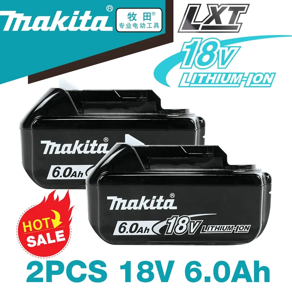 

NEW Original Makita 18V 6.0Ah Li-Ion Battery For Makita BL1830 BL1815 BL1860 BL1840 Replacement Power Tool Battery