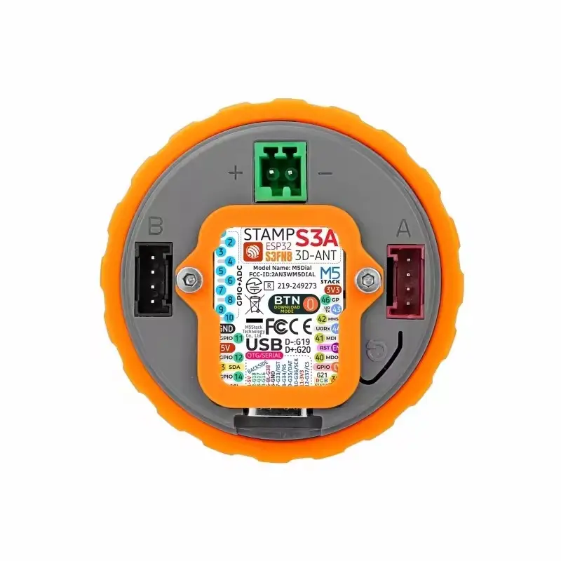 M5Stack Officail Dial v1.1-ESP32-S3 Smart Rotary Knob w 1.28" Round Touch Screen image 2