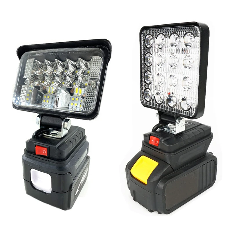 Projecteur LED sur trépied, 15000 LM, lampe de travail LED portable à trois têtes avec interrupteur individuel et cordon d'alimentation de 3,3 m, étanchéité IP65, pour chantiers de construction | FR