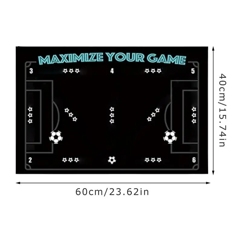 Football Footstep Training Mat Silent Absorption Anti-Skid Soccer Footwork Training Mat Soccer Train For Equipment