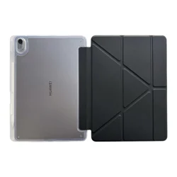 Auto Wake & Sleep Silicone Cover with Y - Fold Design and Charging Support for Redmi pad 2 11 2025 (YKL3Y Black)