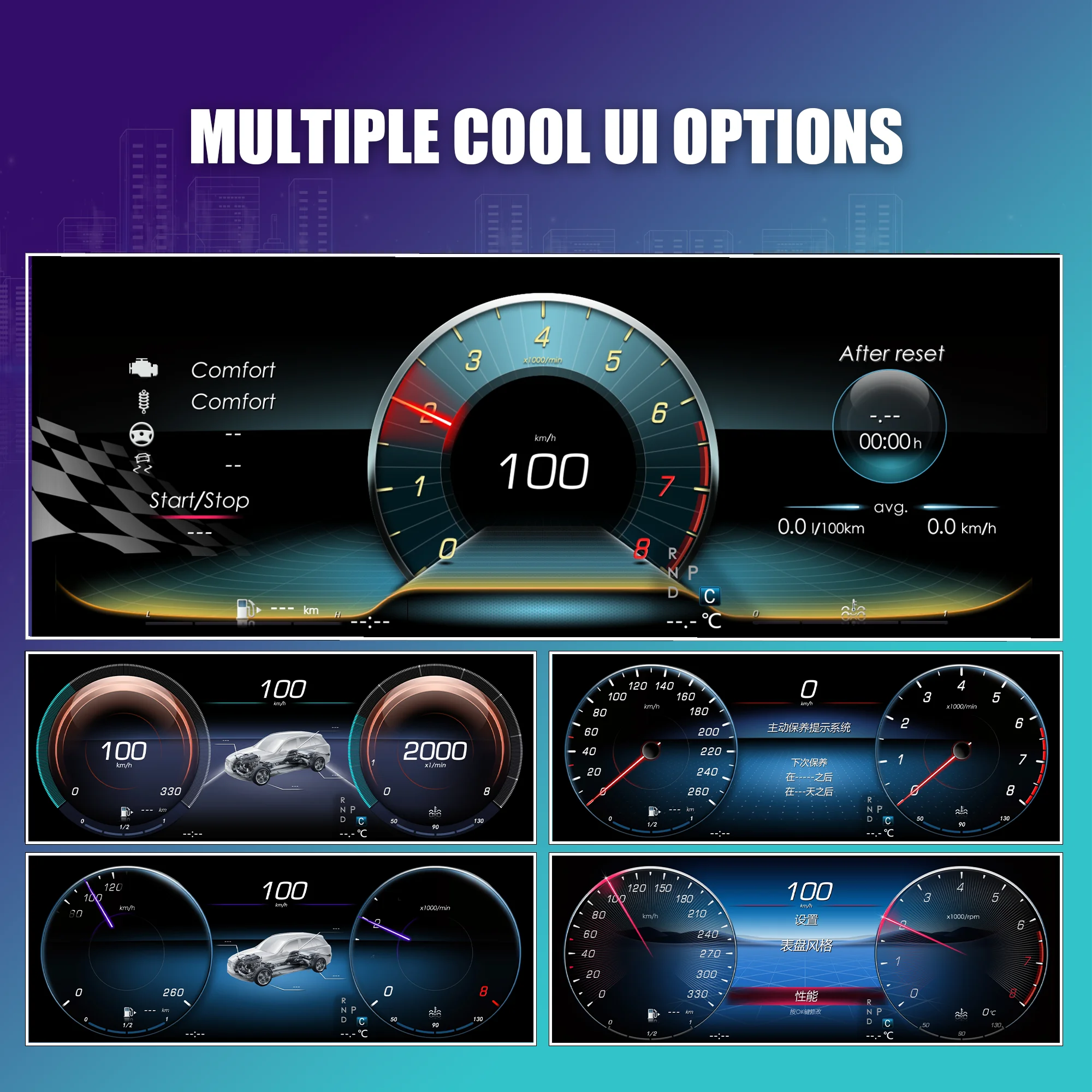 Panel de Instrumentos Digital LCD Linux de 12.3 Pulgadas para Mercedes Benz Clase E W212 S212 2014 2015, Carplay Inalámbrico, Android Auto, Cabina Virtual 4
