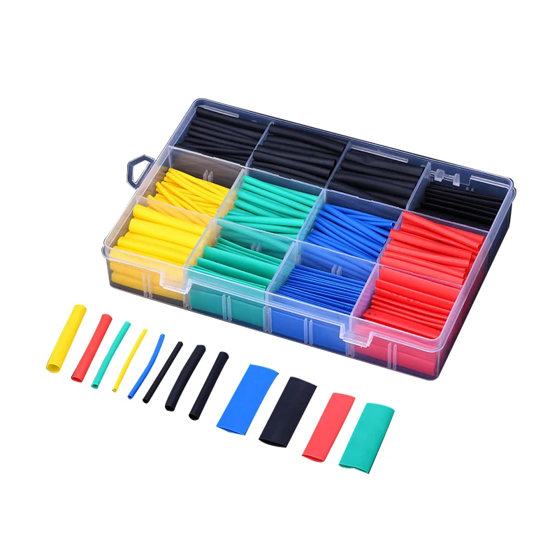 열 수축 튜브 Heat Shrink Tube Kit Shrinking Assorted Insulation Sleeving Heat Shrink Tubing Wire Cable 2:1