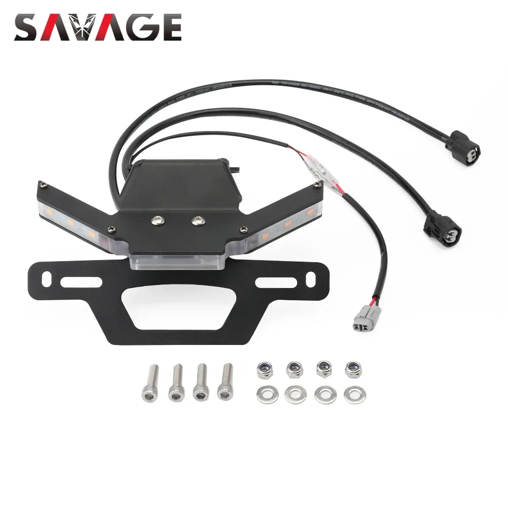 License Plate Holder LED Light For KAWASAKI Z650 Z900 NINJA 650 Z 900 SE Motorcycle Accessories Fender Eliminator Turn Signal