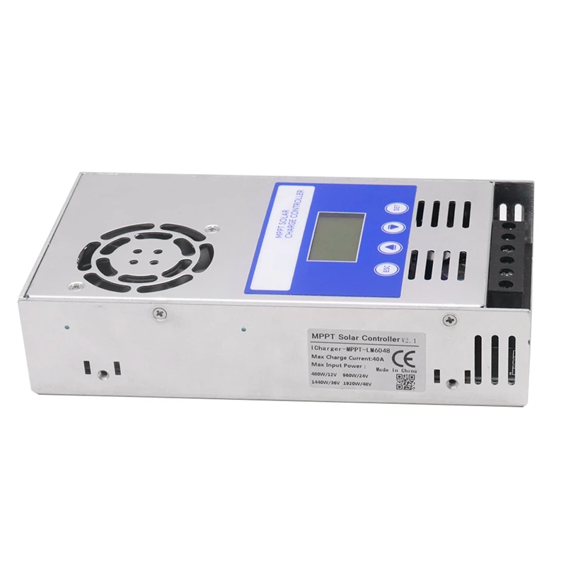 

POWER 60A MPPT Solar Charge And Discharge Controller 12V 24V 36V 48V Auto For Max PV 190VDC Lead Acid Lithium Battery