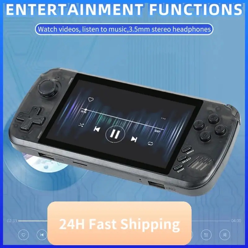 X39pro Retro Video Game Console 64GB 4.5 Inch Screen Support 2-Player Games Handheld Gamepad Children Gifts Easy To Use C