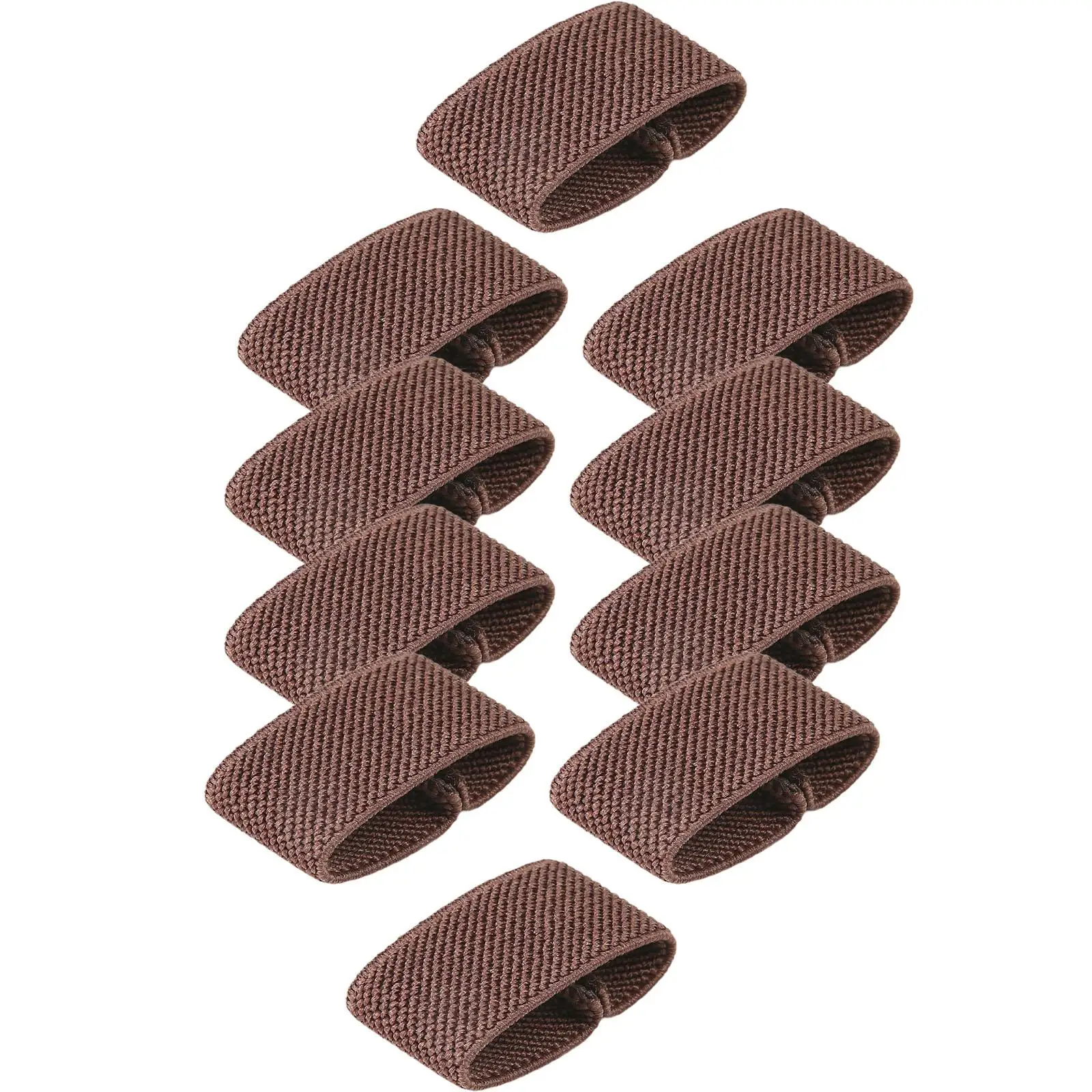 Elastic Nylon Belt Keepers and Strap Organizers – Set of 10