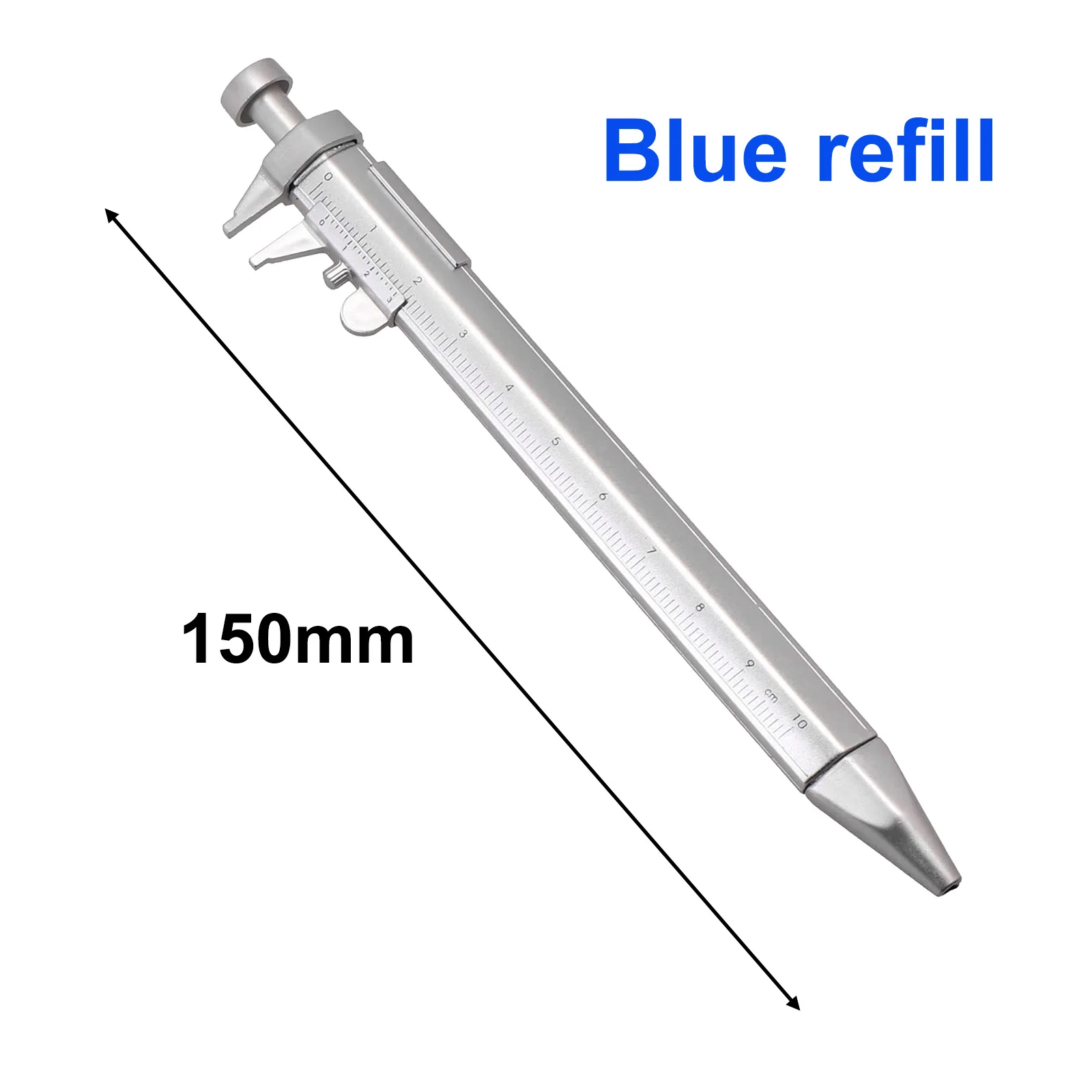 Multifunction Vernier Caliper Pen Stationery Vernier Caliper 0-100mm 1PCS Multifunction Plastic Roller Ball Pen multifunction creative vernier caliper caliper type ballpoint pen student multi purpose gift measuring ruler caliper